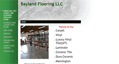 Desktop Screenshot of baylandcarpet.net